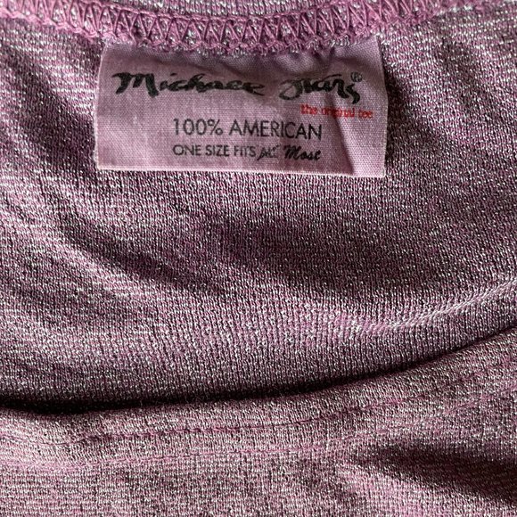 Michael Stars Purple Tee - Picture 3 of 3
